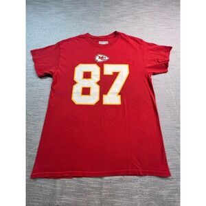 Travis Kelce  87 NFL Kansas City Chiefs Red T-Shirt Mens Medium Football Tee